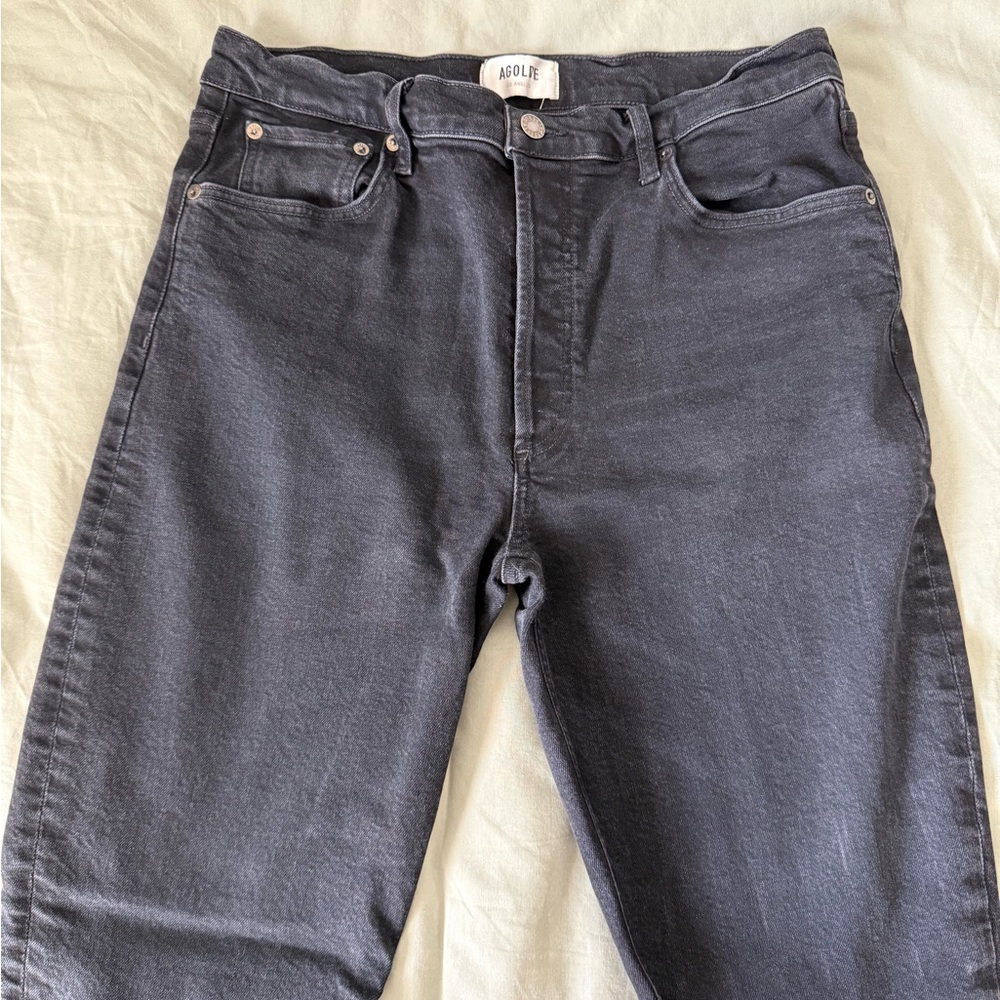 Agolde Washed Black Jeans